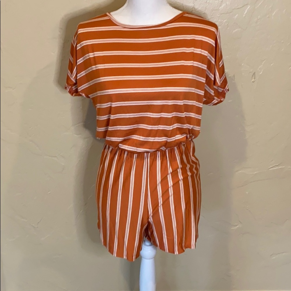 Super soft striped romper